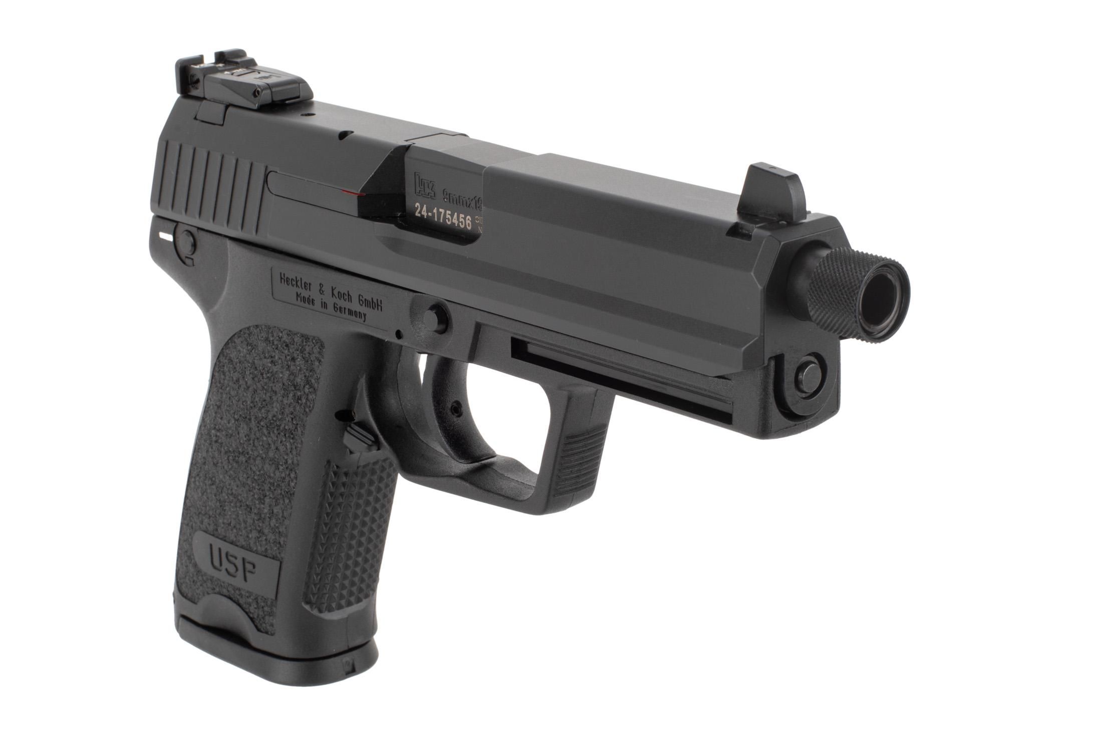 H&K USP 9 Tactical Pistol - Black - 15 Round